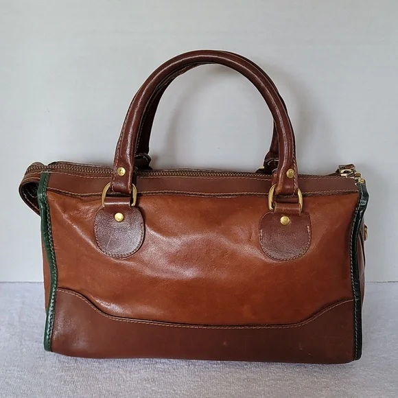 Brahmin vintage brown leather handbag - Picture 3 of 16